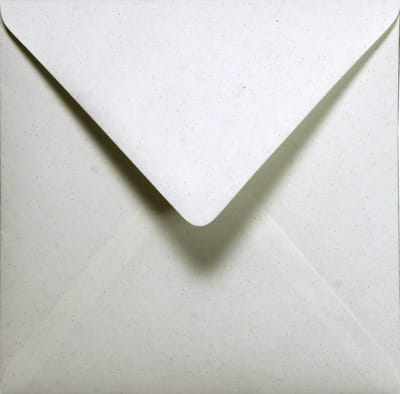 Ecologische ecru enveloppen A5 - 155 x 155 mm - 25 stuks - NK natgelijmde - 120 gram - Crush - Netuno