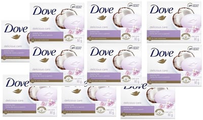 Dove Zeep Cocos & Jasmijnblaadjes 10 x 90 Gram