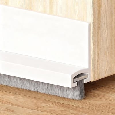 Draught Excluder voor Deuren - Zelfklevende Deurafdichting, Windstopper tegen Tocht en Geluid, Eenvoudig aan te brengen en Effectief in Gebruik