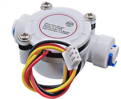 Waterstroomsensor 0.3-6L/min Hall Effect Flowmeter voor Koffiezetapparaat en Waterkoeler