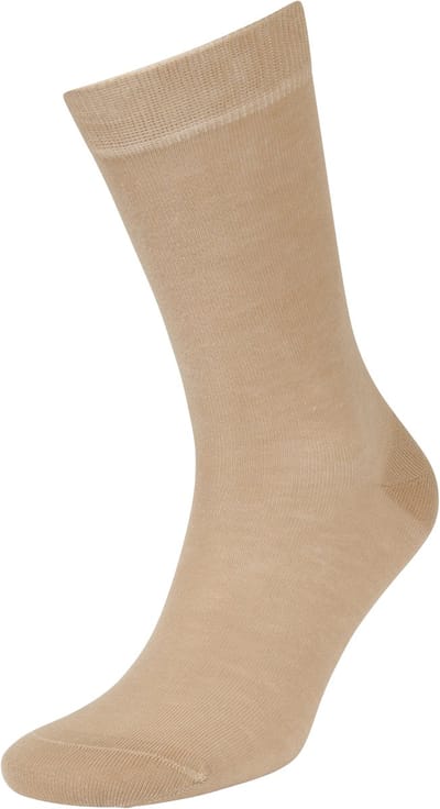 10CEL 6 paar hoge sokken beige 35-38 gemaakt van TENCEL™ Lyocell
