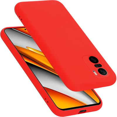 Cadorabo Hoesje geschikt voor Xiaomi Mi 11i / POCO F3 in LIQUID ROOD - Beschermhoes gemaakt van flexibel TPU silicone Case Cover