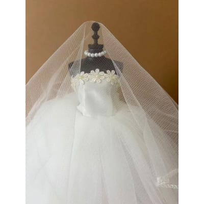 Valentijnsdag Cadeau 26cm Prinses Bruidsjurk Mooie Feest Podium Jurk Poppenkleding Voor Poppen Accessoires Cadeau Speelgoed 26CM wit