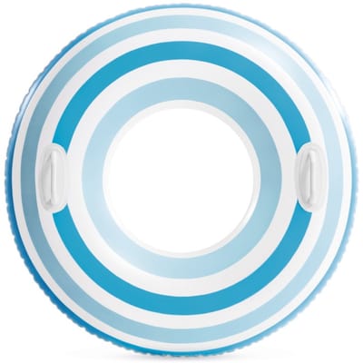 Intex Wavy Zwemring Blauw 91 CM - Zwemband - Luchtbed Zwembad - Strand Luchtbed - Lounge inclusief handvaten