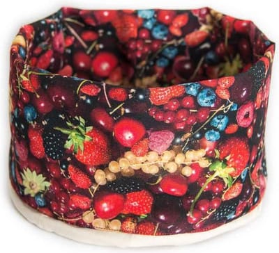 Serveermand  - Fruitmand - Rood Fruit / Bessen - MB Design - L 26 x B 20 cm - 8 liter