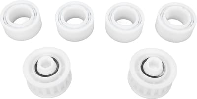 Vervangingswielen voor automatische robot zwembadreiniger - 4-pack met 2 pulley gears, ideaal voor efficiënt zwembadonderhoud en schoonmaakprestaties