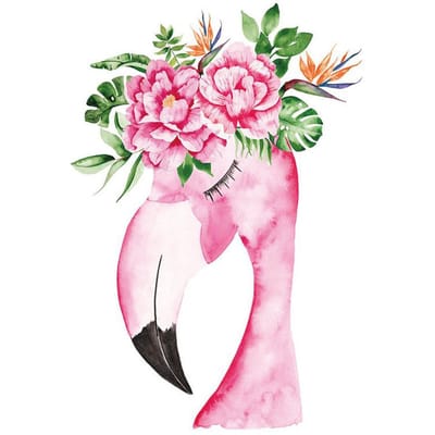 5D DIY diamant schilderij mooie flamingo dier borduurwerk vierkante / ronde diamant kruissteek water diamant mozaïek schilderij decoratie Full Round (20X30CM)