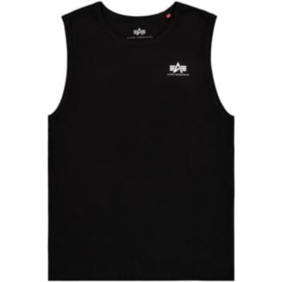 Alpha Industries Tanktop - Back Print Tank - S tot XXL - voor Mannen - zwart