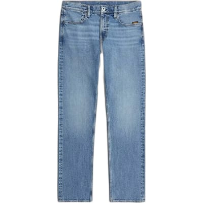 Straight leg jeans met steek- en achterzakken, model 'Mosa'