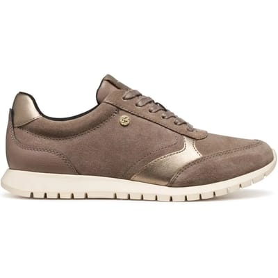 GEOX SUKIE 2.0 DAMES Sneakers - BRUIN/ZAND - Maat 37