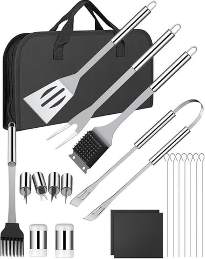 Lexium barbecue accessoires - barbecue tang - barbecue gereedschap - barbecue set