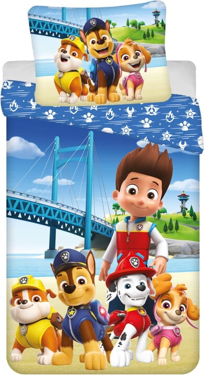 PAW Patrol Katoenen Beddengoed voor Kinderen 140cm x 200cm OEKO-TEX
