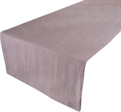 Linen & More - Tafelloper 'Jazz' (50cm x 140cm, Dark Grey)