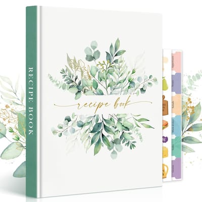 Dailygoods- Receptenboek Invulboek - Kookboek voor 120 Recepten