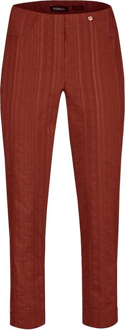 Robell - Bella 09 - 7/8 Structuur Streep - Rood - EU40