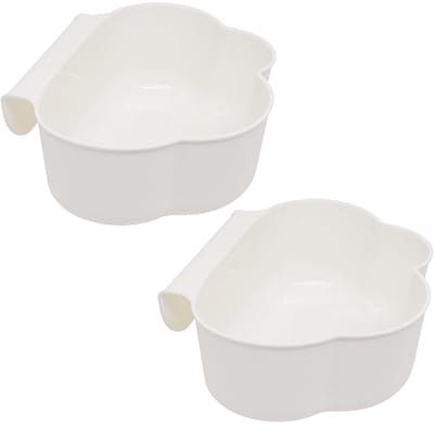 Unyqoos® Set van 2 hangende prullenbakken voor keuken en kinderkamer