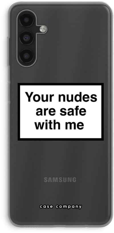 Case Company® - Hoesje geschikt voor Samsung Galaxy A13 5G hoesje - Safe with me - Soft Cover Telefoonhoesje - Bescherming aan alle Kanten en Schermrand