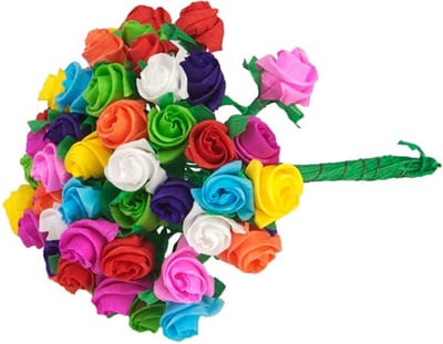 Kitsch Kitchen bloemen bosje papier versiering