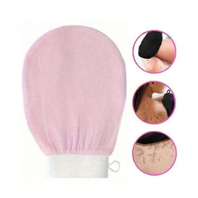 Lichaamsscrubhandschoenen, Dubbelzijdige Lichaamsreinigingshanddoek, Geschikt Voor SPA, Massage En Lichaamsscrubben, Ideaal Voor Het Verwijderen Van Dode Huid 1pcs Pink
