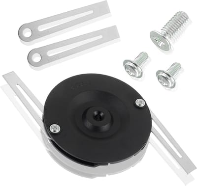 Vervangende Grastrimmer Bladen van RVS – 4 Metalen Bladen met Onderbescherming | Snijdisk + 3 Schroeven | Geschikt voor Diverse Trimmers en Tuingereedschap