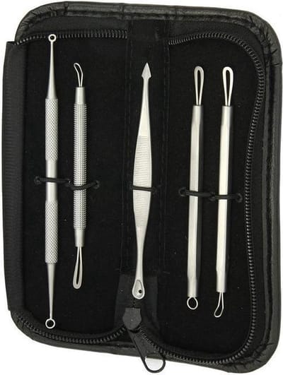 Mee-eters & Acne Verwijderen Set - RVS Blackhead Killer