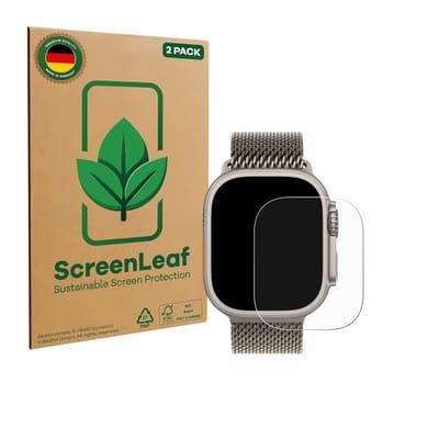 2 Stuks Screenprotector voor Apple Watch Ultra / Ultra 2 / Ultra 3 (49 mm) - Hoogwaardige Beschermfolie transparant