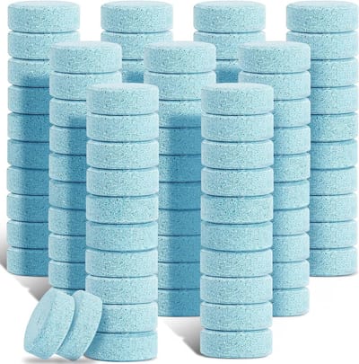 Allecta - 100 stuks Tabletten voorruit reinigen auto - Glas wassen - Auto schoonmaaktabletten - Raam reiniging.