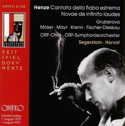 Edita Gruberova, Ingrid Mayr, Werner Krenn, Dietrich Fischer-Dieskau, ORF-Chor, ORF Symphonieorchester, Leif Segerstam, Milan Horvat - Henze: Cantata Della Fiaba Estrema | Novae De Infinito Laudes (CD) (Remastered)