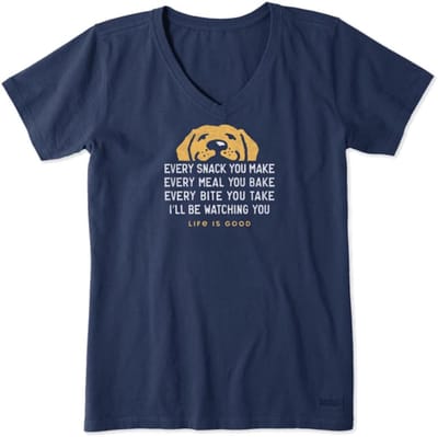 Vrouwen T-shirt met positieve boodschap in groen