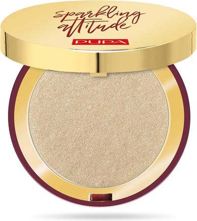 Pupa Sparkling Attitude Highlighter Compact 001 Lichtgewicht Goud 6g