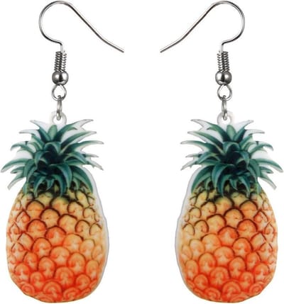 Fako Bijoux® - Oorbellen - Groente & Fruit - Ananas