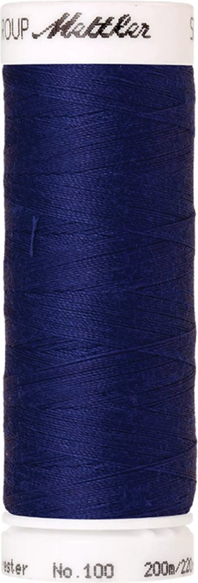 Amann Mettler Seralon Naaigaren – Fire Blue (1078) – 200 m – No. 100 – 100% Polyester – Per Stuk