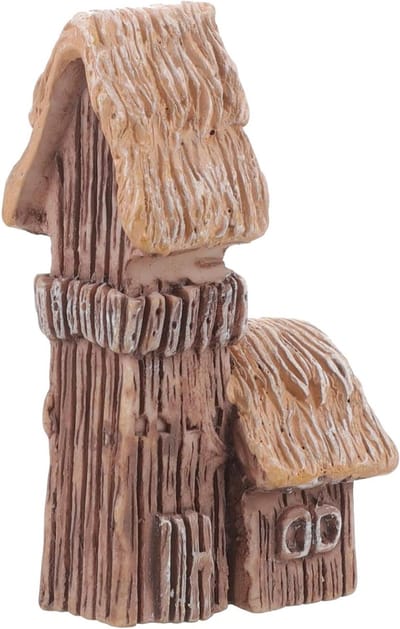 Miniatuur Huisje - Landschap Beeldje - Tuin Decoratie - Weerbestendig Hars - 5x2.5cm - Gekleurd