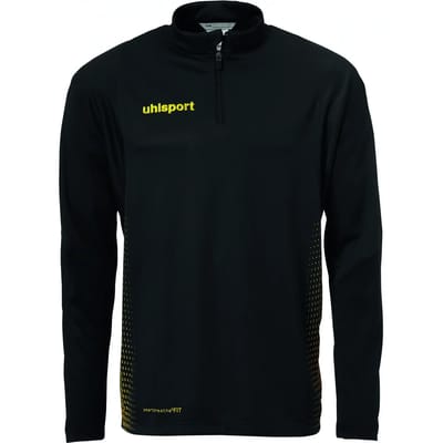 Uhlsport Score Ziptop Kinderen - Zwart / Fluogeel | Maat: 116