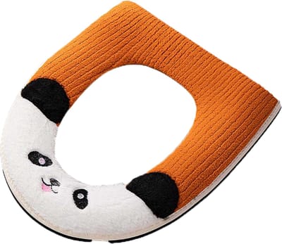 Livano Wasbare Wc Bril Hoes - Toiletbril Cover - Verwarmde Wc Bril - Toiletbril - Wc Deksel - Toiletafdekking - Oranje