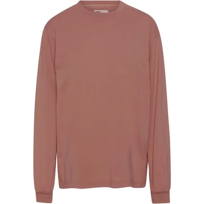 T-shirt met lange mouwen Colorful Standard Organic oversized rosewood mist