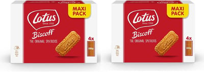 Lotus Biscoff Speculoos Maxi Pack 2 x 1kg - 4 x 250g (4x32 stuks) verpakt in een doos