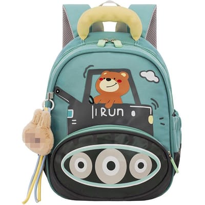 Nieuwe Bouwvrachtwagen Schooltas voor Jongens Cartoon Kleuterschool Rugzak voor Kinderen Leeftijden 3-6 Lichtgewicht Kleuterschool Schooltas Cadeau