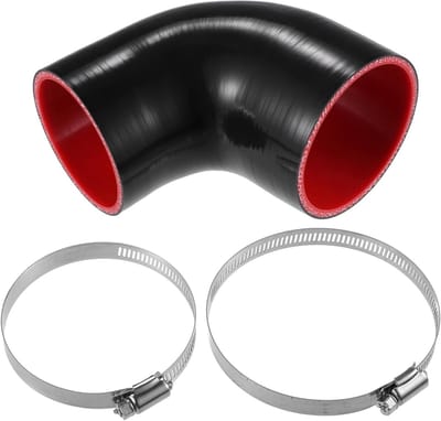 Set van 1 Siliconen Slang 90° Boogkoppeling voor ID 76 mm tot 89 mm - Flexibele Slangverbinding voor Diverse Toepassingen