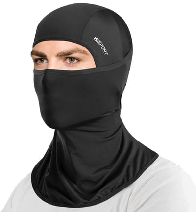Wieport Bivakmuts Dun - Balaclava voor Skiën, Motor, Snowboarden & Fietsen - Ski Masker - Nekwarmer - Reflecterend