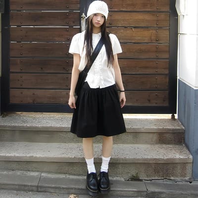Marineblauwe Japanse Rok voor Dames In de Zomer Nieuwe Hoge Taille Paraplu Rok Casual Veelzijdig College Stijl A-lijn Korte Rok XL black