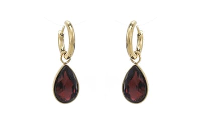 Oorbellen Ruth - Burgundy - Romance - Stainless Steel - Klassiek