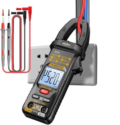 Tang multimeter - Digitale tester - Elektrische metingen - Intelligente automatische detectie - 4000 metingen - Zwart