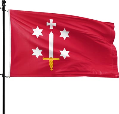 VlagDirect - Haarlem vlag - Gemeente Haarlem vlag - 90 x 150 cm.