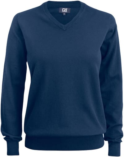 Cutter & Buck Oakville V-neck Dames 355419 - Dark Navy - XS