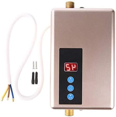 Doorstroomverwarmer - Directe verwarming - Direct warm water - Geïntegreerde lekbescherming - 5 5 kW - Goud