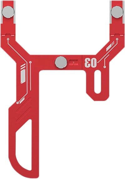 Polijst Gereedschap - Schuurhulp - Modelbouw Afwerking - Ergonomisch Ontwerp - 8x11.5 cm - Grijs