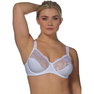 Elbrina LACE Vrouwen Beha - Wit - Maat 80C