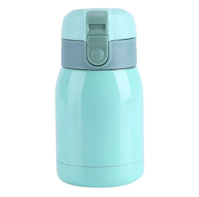 Allecto - Thermosfles - Lekvrij - Ideaal voor school en sport - Blauw - Roestvrij staal - BPA-vrij - Voor warme en koude dranken - 200 ml