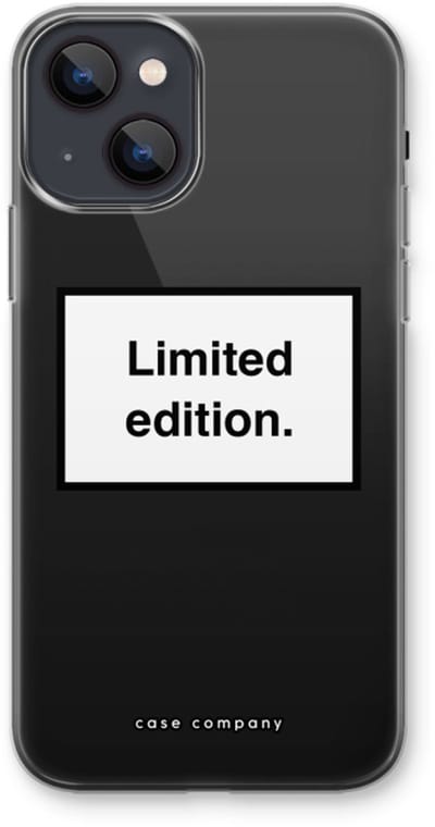 Case Company® - Hoesje geschikt voor iPhone 13 mini hoesje - Limited edition - Soft Cover Telefoonhoesje - Bescherming aan alle Kanten en Schermrand